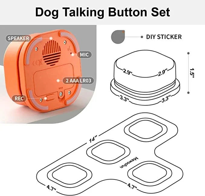 PawSpeak Communication Buttons