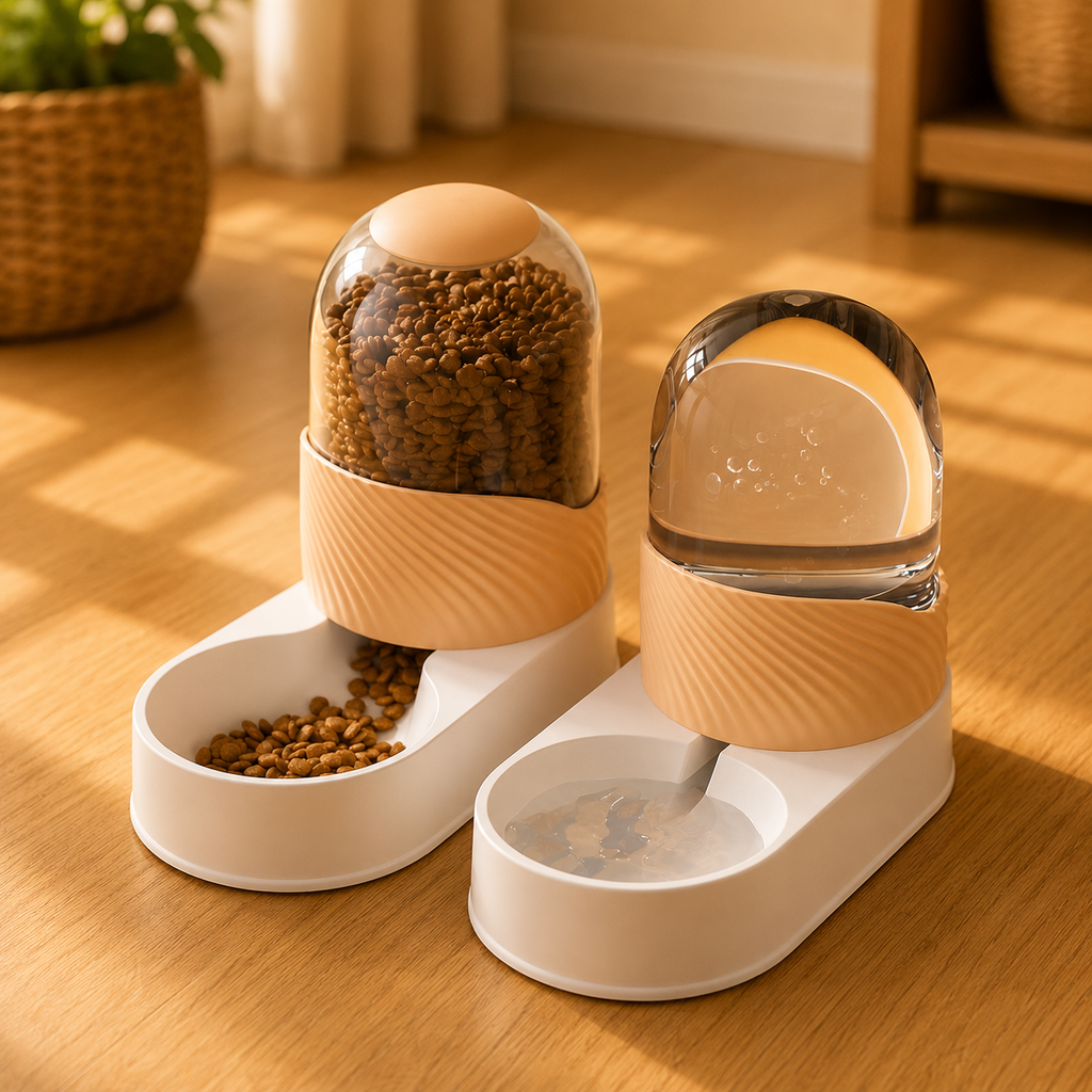 FlowFeast - Pet Feeder & Water Station Set