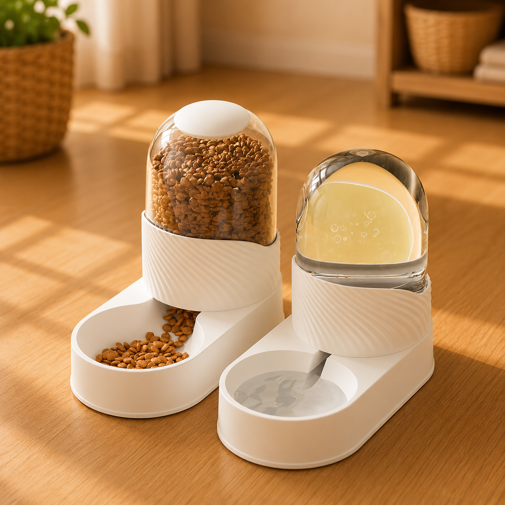 FlowFeast - Pet Feeder & Water Station Set